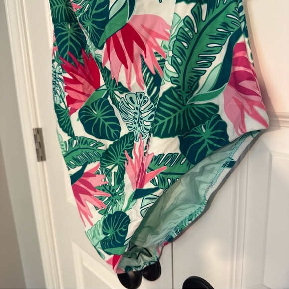NWT Matilda Jane Palm Tree Paradise Ruffle Swimsuit Size XXL Medium New - Picture 2 of 12